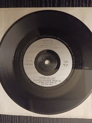 SID VICIOUS AND FRIENDS : Spiral Scratch Magazine 7''INCH VINYL SINGLE J.Thunders