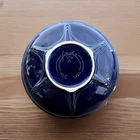 Fiestaware HLC Cobalt Blue Presentation Bowl Fiesta Circle WV Marked 500 Stamped
