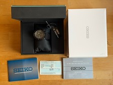 Seiko Prospex Black Series Tortoise SRPH99K1 Night Vision Full Set. Worn once
