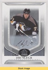 2020 Upper Deck SP Signature Edition Legends Silver Script Jiri Slegr READ 8tn