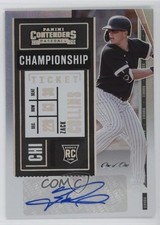 2020 Panini Contenders Rookie 2 Championship Ticket 1/1 Zack Collins Auto 5yd