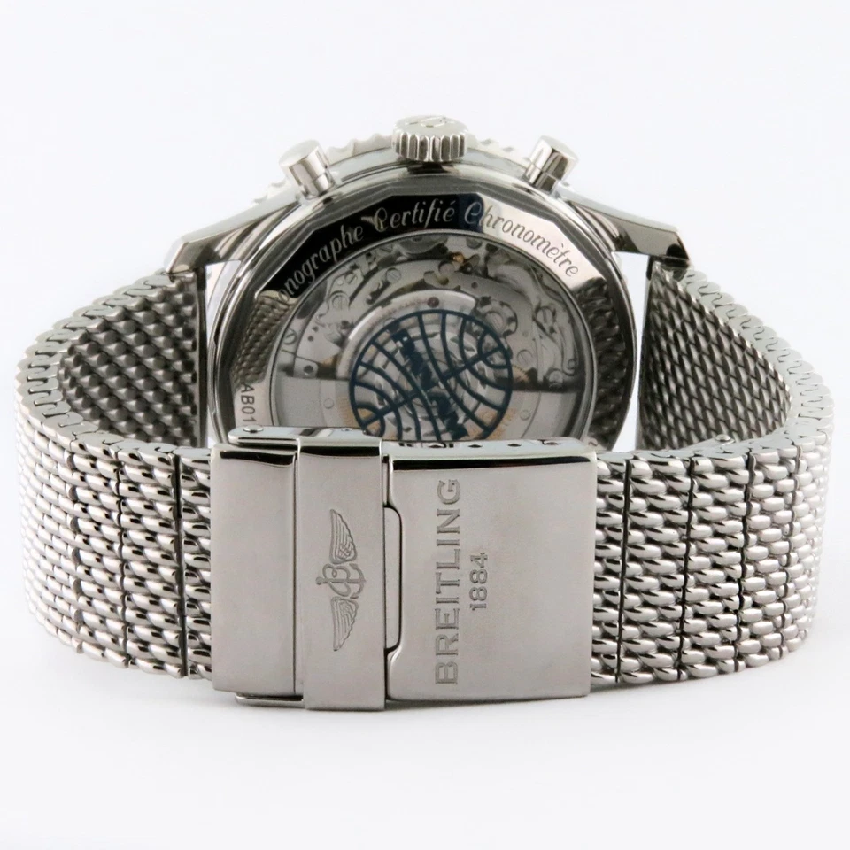 Breitling Navitimer B01 Pan Am SS Auto Chronograph 43mm AB01212B1C1A1 Box/Paper - Image 4 of 4