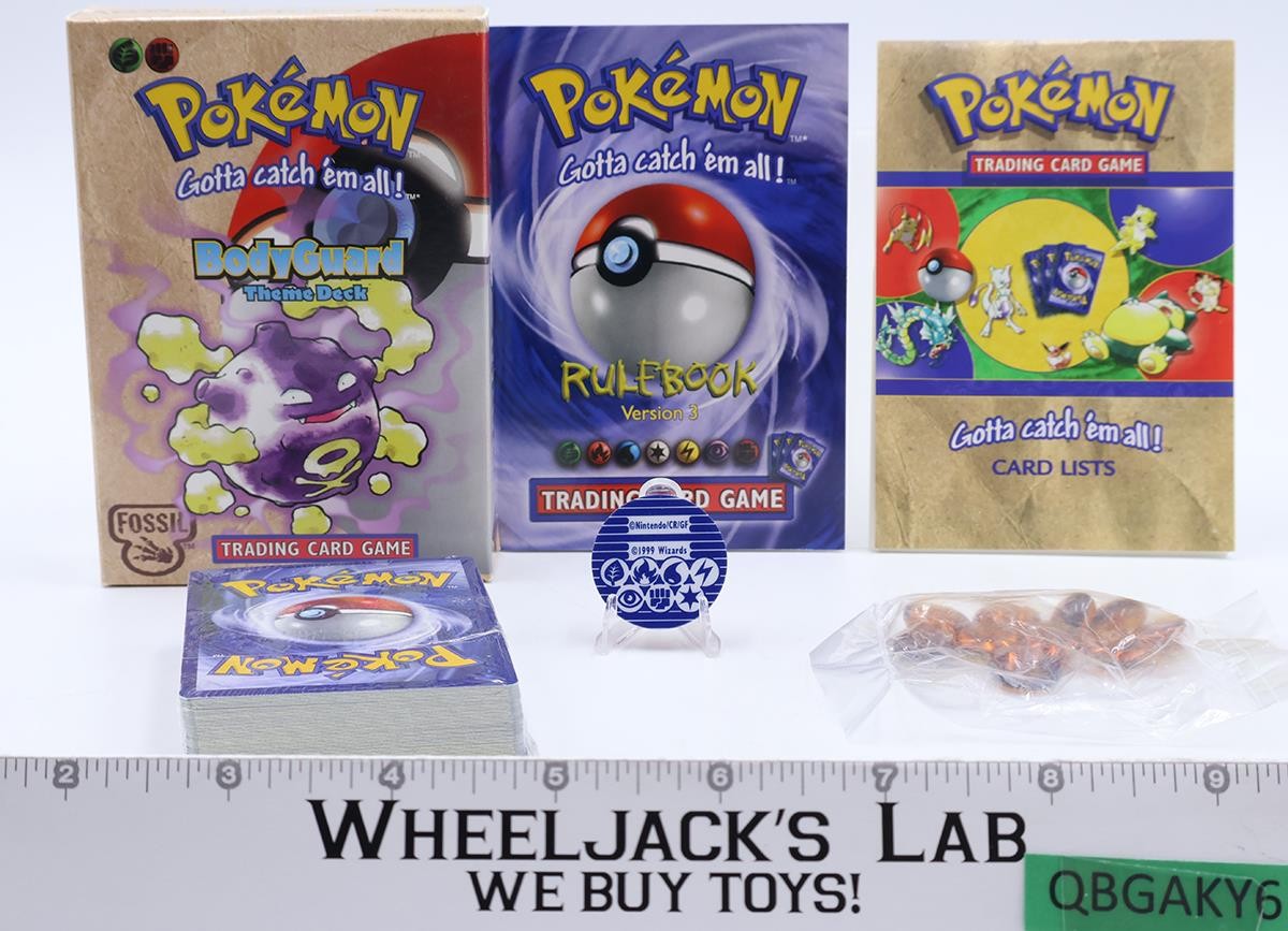 Pokemon Trading Card Game Fossil Bodyguard Theme Deck Opened