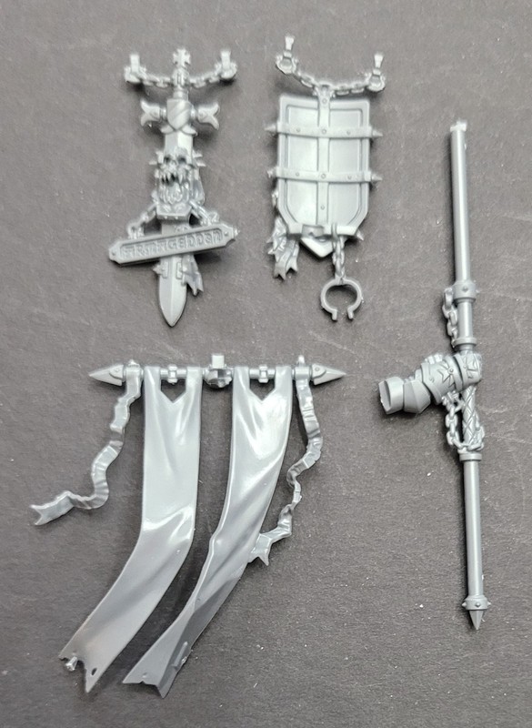 Banners Icons Pole - Black Templars Crusade Ancient Warhammer 40K Space Marines
