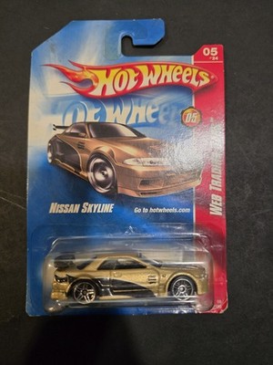 Hot Wheels Nissan Skyline Black & Gold Web Trading Cars  2008