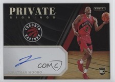 2024-25 Panini NBA Hoops Private Signings Jonathan Mogbo #PS-MOG Auto 0xh3