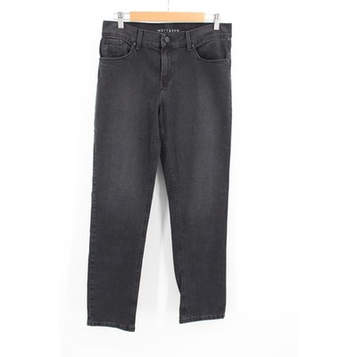 Mott & Bow Jeans Womens 28x30 Black Denim Slim Straight Dark Wash Stretch