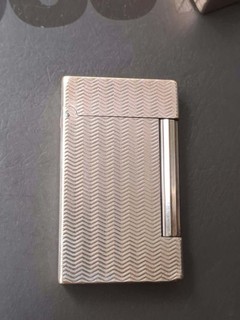 ST.DUPONT Paris Linie D Silber Damen Feuerzeug