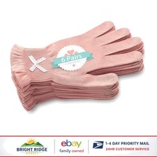 Cotton Beauty Gloves with Touchscreen Fingers for Hand Care and Moisturizing