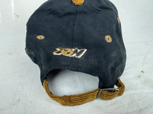 Vintage Duke Hat Corduroy Top of the World Spell Out Strapback 90s Blue Devils - Picture 5 of 12
