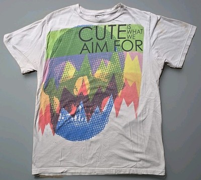 Cute Is What We Aim For  Shirt L Tee CIWWAF Band RARE Vintage