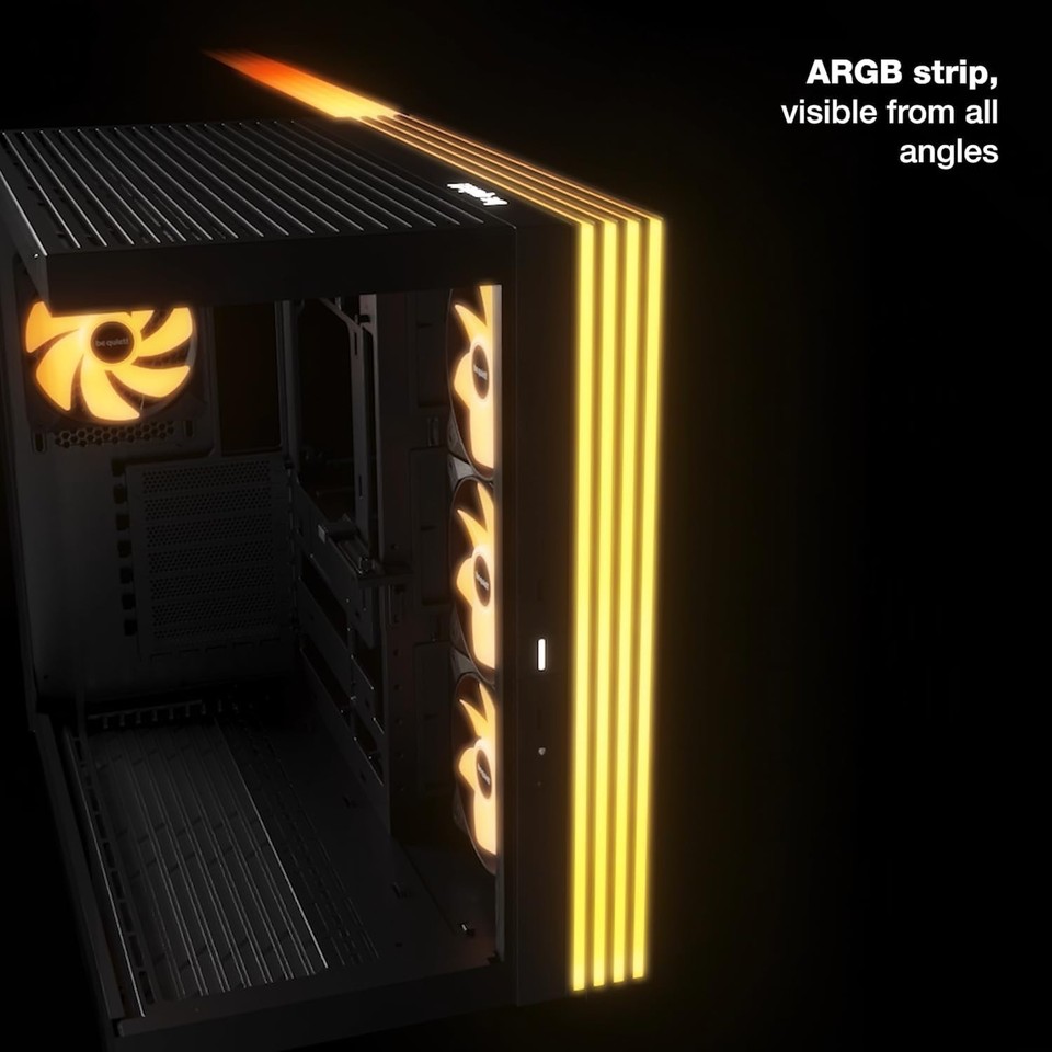 Light Base 600 DX Black PC Case - Stylish Design & Optimal Cooling ...