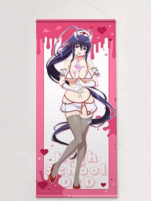 Wandteppich Akeno Himejima (Weiße Krankenschwester) Neu gezeichneter übergroß...