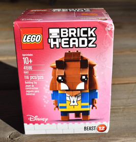 LEGO BRICK HEADZ 41596  BEAST 12 BEAUTY & THE BEAST DISNEY 116 PCS  SEALED (B17)