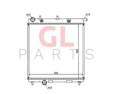 FOR CITROEN C3 AIRCROSS 2017- Radiator Engine Cooling 1330Q5 New