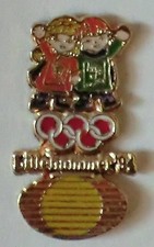1 pin Media Radio TV Press Lillehammer  94 TELEVISA red rings Milano 2026