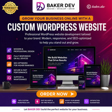 CUSTOM WEBSITE DESIGN &ndash; Professional Modern & Responsive Website