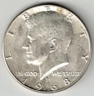 1968-D Kennedy 40% Silver Half Dollar