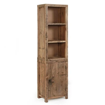 Badschrank DRVO Vitrine Altholz massiv recycelt Treibholz Landhaus Design - Bild 1 von 4