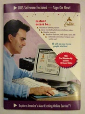 AOL America Online DOS 00001100 Software Disk Sealed Rare