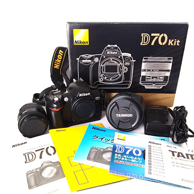 [EXC] Nikon D70 Kit w/ Nikon 35-70mm & Tamron 28-200mm Lenses, JAPAN BOX