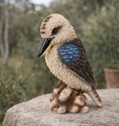 Kookaburra Garden Statue 18cm Outdoor Bird Ornament Australian Native Wildlife