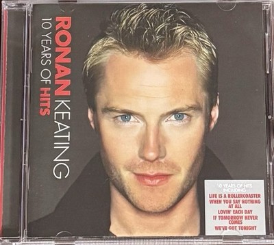 RONAN KEATING ''10 YEARS OF HITS'' RARE ORIGINAL 2004 AUSTRALIAN CD ALBUM IMPORT