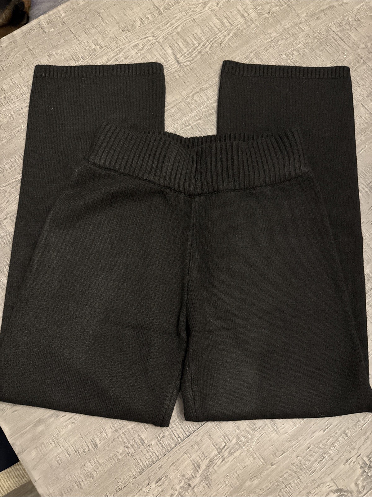 Honeydew intimate knit pants black size small