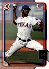 2015 Bowman Draft #50 Dillon Tate Texas Rangers