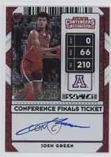 2020-21 Contenders Draft Picks Conference Finals Ticket 5/20 Josh Green Auto 4f5