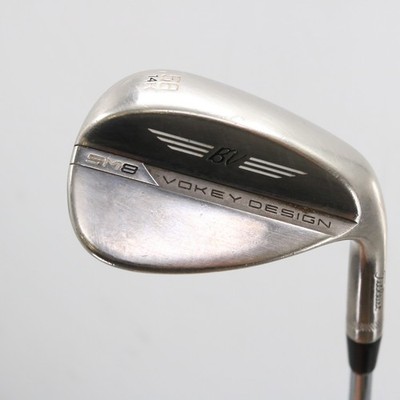 Titleist Vokey SM8 Brushed Steel Lob Wedge 58 Deg 58.14 K-Grind Steel RH S-15589