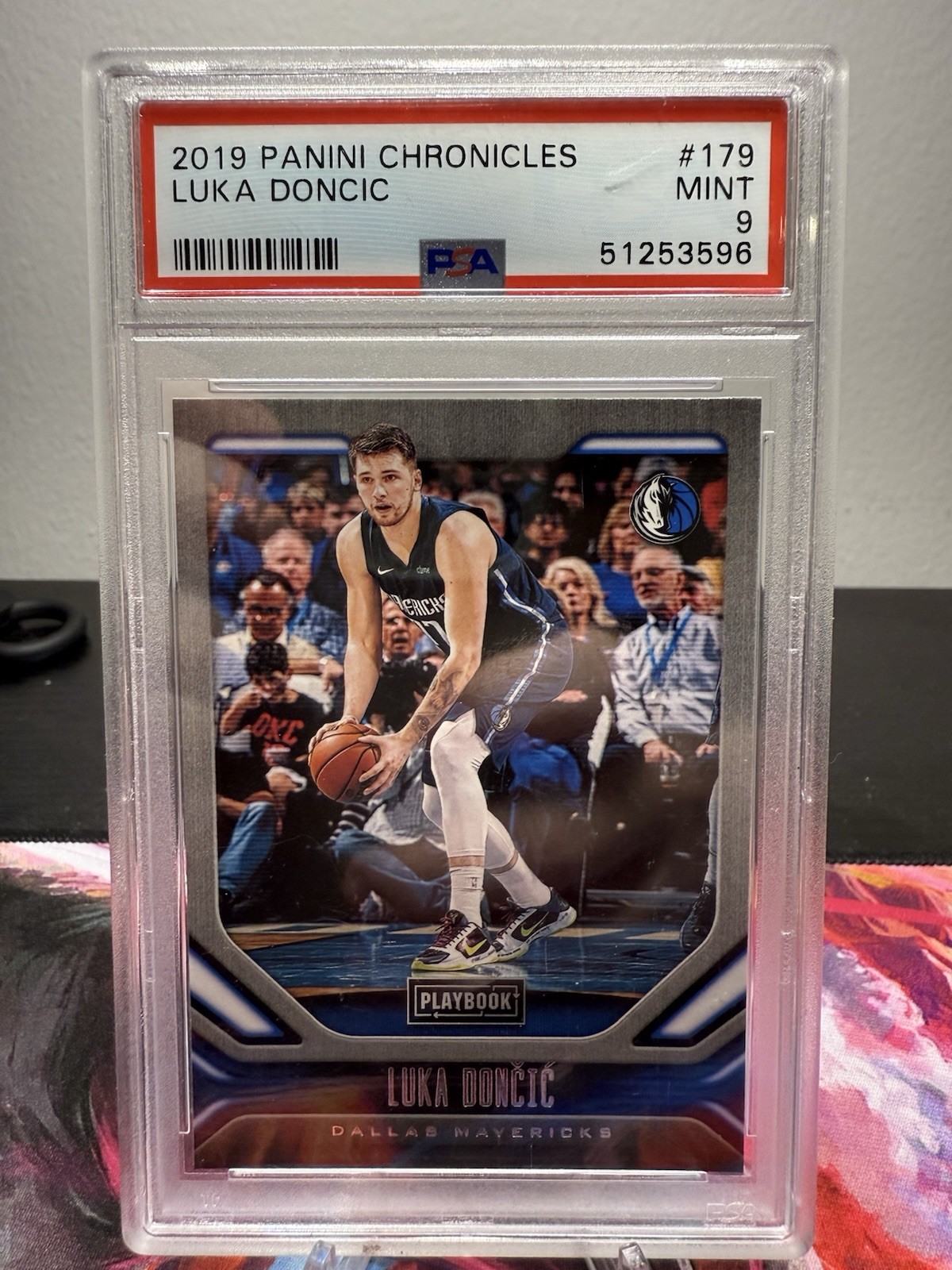 2019-20 Panini Chronicles Playbook Luka Dončić PSA 9