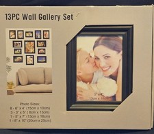 Wall Gallery Black Picture Frame 13 Pieces New In The Box