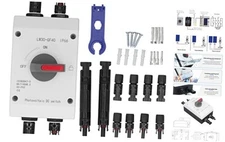 Solar Combiner Box, 1500V DC 32A 4P IP66 Insulated Switch Professional Proctive