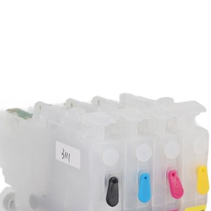Ink Cartridge 4Pcs Printer Cartridges Red Blue Yellow Black For Document