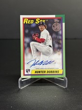 2025 Topps Update Hunter Dobbins RC 1990 Auto Red Sox