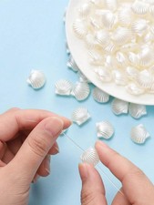 Mother of Pearl Beads for  Making Cream Ivory White Sea Shell