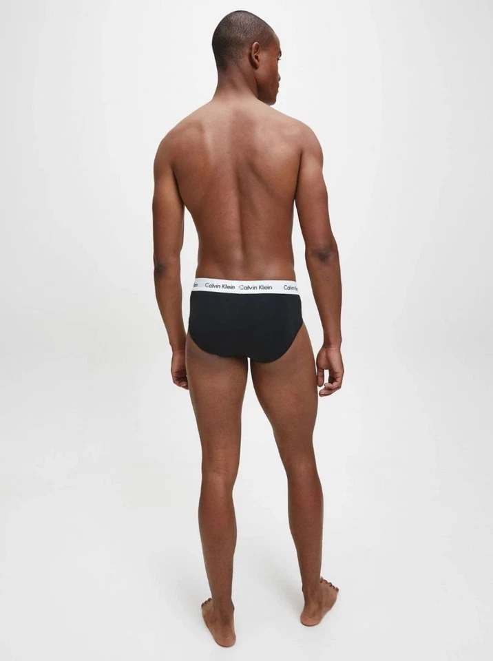 Confezione da 3 Slip Uomo in cotone elasticizzato U2661G CALVIN KLEIN - Immagine 2 di 4