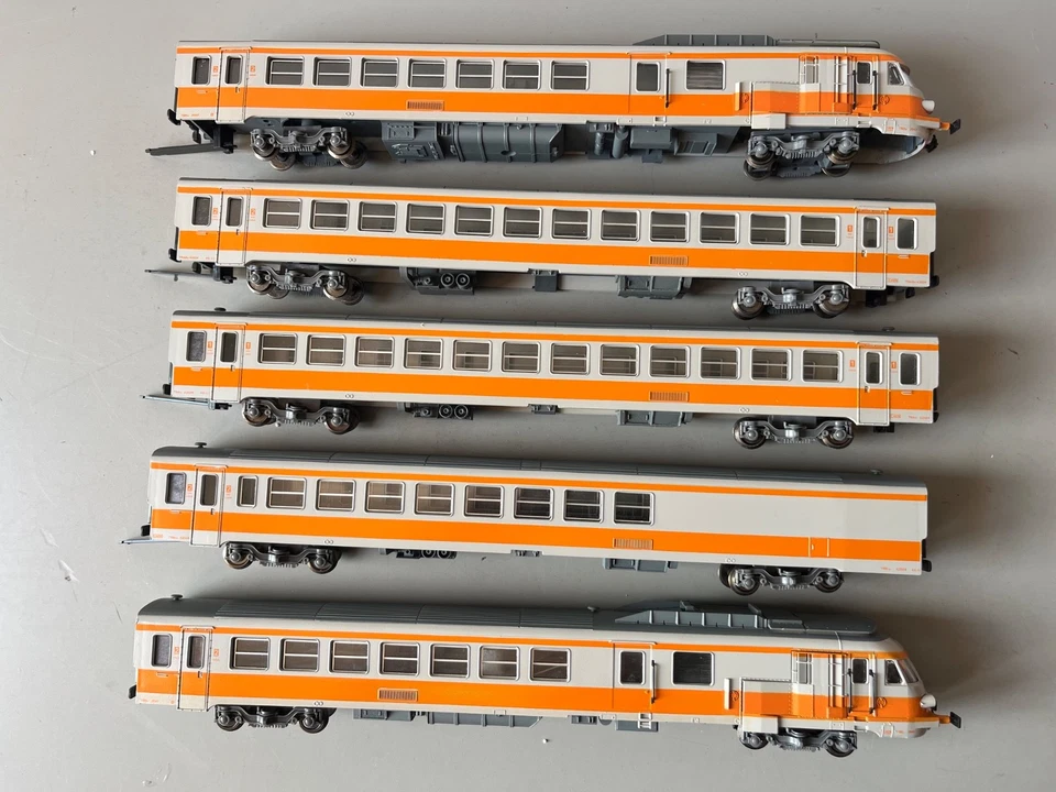 JOUEF HO RAME RTG SNCF GRIS/ORANGE 5 EL. SANS BO - Photo 1/4