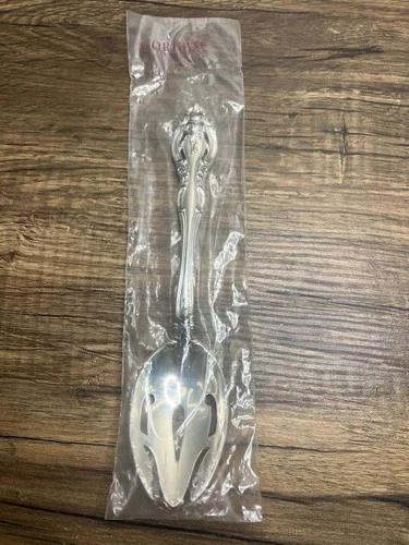 Gorham La Scala Sterling Silver Pierced Serving Spoon 8 5/8” NEW Sealed