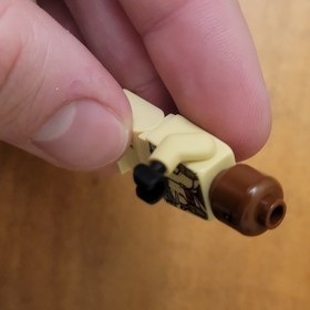 READ Lego Winston Zeddemore With Proton Pack, Plain Arms Minifigure gb004 21108