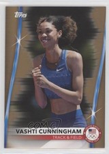 2021 US Olympic & Paralympic Team and Hopefuls Gold 67/99 Vashti Cunningham s1i