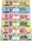 Vietnam 10000-500000 Dong 6 Pieces Set, 2003-2023, P-119n-124, UNC, Polymer