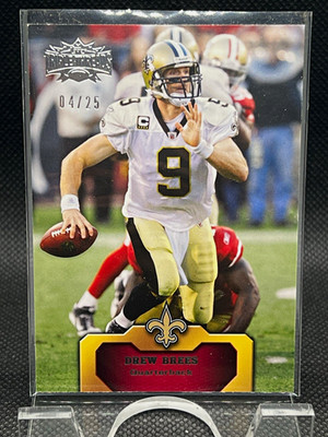 Rare! 2011 Topps Triple Threads Drew Brees #10 04/25 Saints HOF Low Number