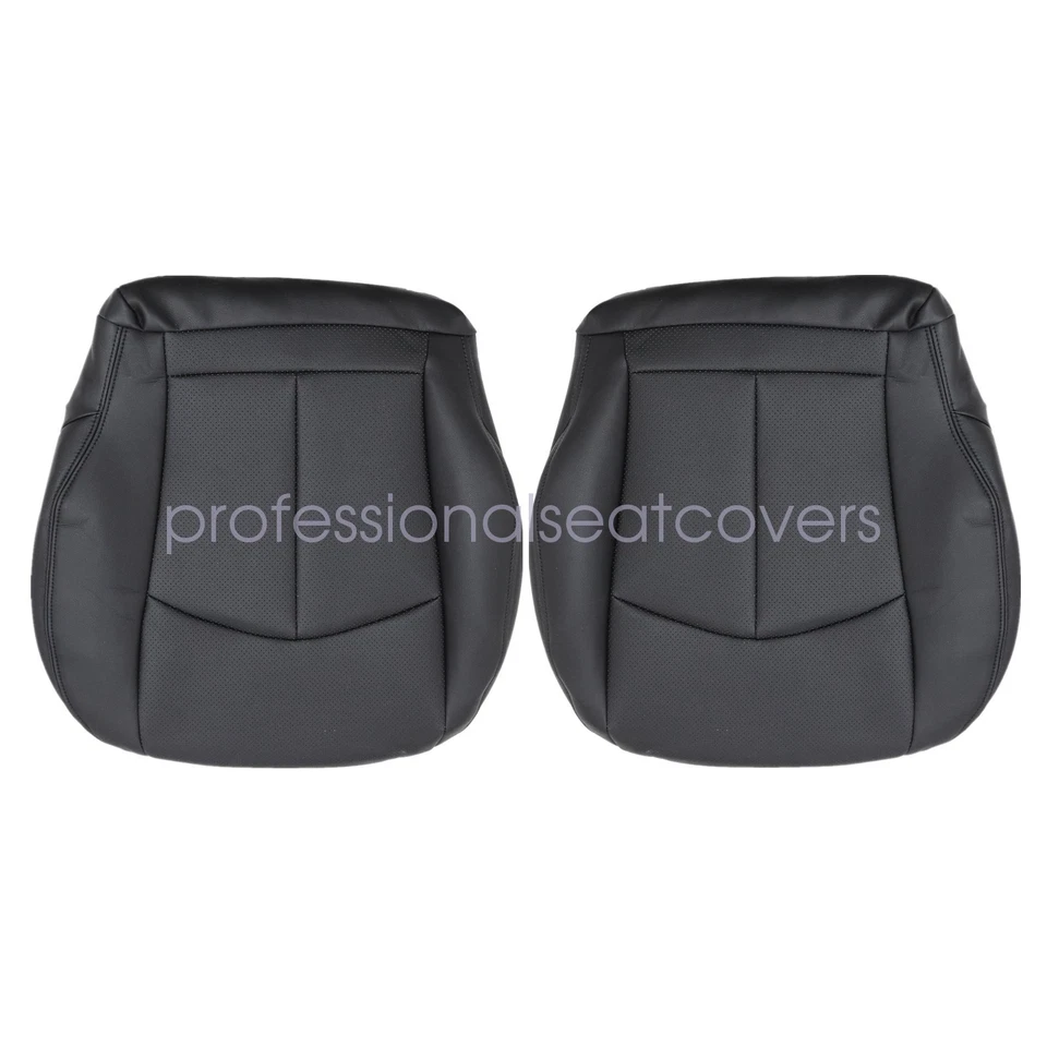 For 2003-2009 Mercedes Benz W211 E350 E320 Both Side Lower Top Seat Cover Black - Image 4 of 4