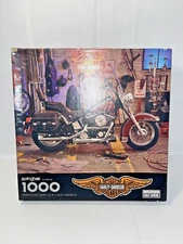 HARLEY DAVIDSON Springbok Hallmark Motorcycle 1000 Piece Puzzle 2003 Sealed Pcs