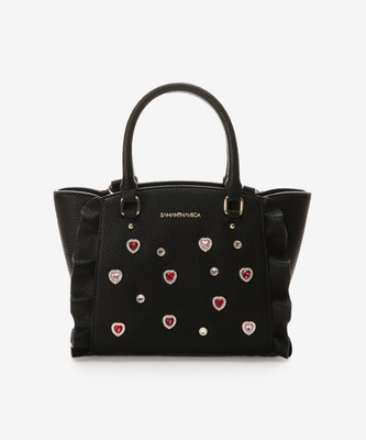 Samantha Vega BLACK shoulder bag handbag Bijou flutter MINI 