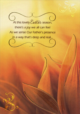 Our Fathers Presence Religious Easter Card Greeting Card by Designer Greetings