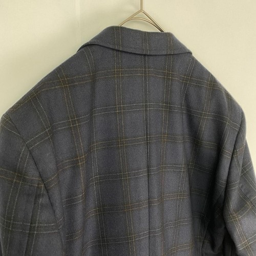 Hermès Tailored Jacket – Cashmere Blend, Made in Italy, Rare, Checked Pattern - Picture 7 of 8