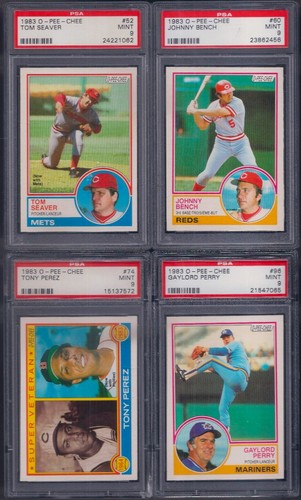 PSA 9 1983 OPC O-pee-chee by Topps #3 George Brett Kansas City Royals SETBREAK - Picture 2 of 12
